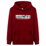 Juventus sweatshirt autumn and winter loose plus size backand outerwear fans plus velvet thickening pullover hoody free shipping