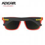 KDEAM Polarized Sunglasses Men Sport Eyewear Brand Designer Driving Oculos De Sol Reflective Coating UV400 With Case KD156