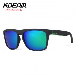 KDEAM Polarized Sunglasses Men Sport Eyewear Brand Designer Driving Oculos De Sol Reflective Coating UV400 With Case KD156