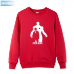 KOLVONANIG 2017 Iron Men Tony Stark Marvel The Movie Anime Sweatshirt Men Hoodies Super Hero printed Sweatshirts for men Hoody