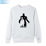 KOLVONANIG 2017 Iron Men Tony Stark Marvel The Movie Anime Sweatshirt Men Hoodies Super Hero printed Sweatshirts for men Hoody