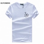 KUYOMENS Men T-Shirts Male Plus Size T shirt Homme Summer Short Sleeve T Shirts Brand Men's Tee Shirts Man Clothes Camiseta