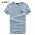 KUYOMENS Men T-Shirts Male Plus Size T shirt Homme Summer Short Sleeve T Shirts Brand Men's Tee Shirts Man Clothes Camiseta