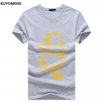 KUYOMENS Men T-Shirts Plus Size Tee Shirt Homme Summer Short Sleeve Casual Men's T Shirts Male TShirts Camiseta Tshirt Homme