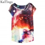 KaiTingu 2017 Brand New Fashion Spring Summer Harajuku Women T Shirt Tops Cute Eiffel Tower Print T-shirt For Women Ladies