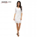 KaigeNina New Fashion Hot Ladies Half Sleeve Lace Dress Elegant Retro Party Autumn Dress 2228 KaigeNina New Fashion Hot Ladies Half Sleeve Lace Dress Elegant Retro Party Autumn Dress 2228