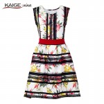 KaigeNina New Fashion Hot Sale Women  Butterfly Print Casual Dress Vestidos Party Dresses  Women Summer Dress 2213