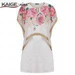 KaigeNina New Fashion Hot Sale Women  fashion style popular women summer dress Diamonds flower soft print dresses 813