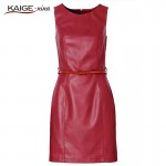 KaigeNina new fashion popular products elegant and delicate women pu fashion sexy dress 2244