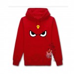 Keroro Giroro Hoodies Eyes Print Red Men Hoodies Harajuku Fleece Sweatshirts Moleton Masculino Free Shipping