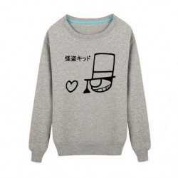 Kid the Phantom Thief Sweatshirt Crewneck Fleece Pullovers 2017 New Fashion Anime Detective Conan Sweatshirts Free Shipping