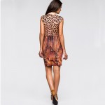 Kink Summer Dress Women European Leopard Print Bodycon Dress Women 2017 New Elegant Casual Sheath Pencil Ladies Dresses Tank