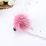 Korean Artificial marten hair Ball Elastic Hair Band Ponytail Holder Girl Hair Clip Headband Hair Accessories Gift Free shipping