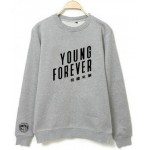 Kpop BTS Sweatershirt Young Forever Bangtan Boys Hoodie Unisex Pullover LTT9073