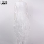 LAISIYI 2017 Summer Ball Gown Women Dress Elagant Eugen Wedding Style Long Dress Short three - tier vest Dress ASDR100118