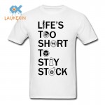 LIFE IS TOO SHORT TOO STAY STOCK FUNNY T SHIRT JDM Boost Turbo Race Hoody T Shirt camisetas Cotton Printed T-Shirt Tee Men Women