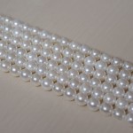LNRRABC Hot Sale 5A+ Quality Handmade White Spacer Round Acrylic Pearl Loose Beads DIY Bracelet Necklace Jewelry Making