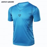 LS New 2017 Summer Best thailand Quality men T-shirts Quick Dry shirt men's t-shirts jersey cause SMT jerseys  plus size M-XXL