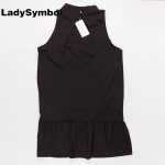 LadySymbol Summer Rose Flower Embroidery Dress Women Backless Loose Sleeveless Casual Sexy Beach Black Short Mini Dress Vestidos