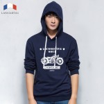Langmeng 100% Cotton men Hoodies 10 colors  casual loose men pullover hooded  lover's sweatshirt for man women 2016 unisex look