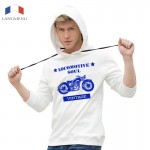 Langmeng 100% Cotton men Hoodies 10 colors  casual loose men pullover hooded  lover's sweatshirt for man women 2016 unisex look