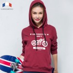 Langmeng 100% Cotton men Hoodies 10 colors  casual loose men pullover hooded  lover's sweatshirt for man women 2016 unisex look