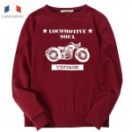Langmeng 100% Cotton men Hoodies with hat casual loose men pullover hooded sweatshirt man and women lovers' clothes tops