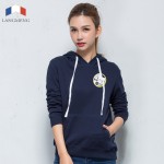 Langmeng 100% cotton autumn winter men women hoodies 2016 fashion casual male pullover mens crewneck sweatshirt lovers' hoodies