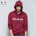 Langmeng 100% cotton new 2016 autumn Winter fashion men hoodies casual male pullover mens crewneck sweatshirt lovers' hoodies