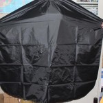 Large Salon Adult Waterproof Hair Cutting Hairdressing Cloth Barbers Hairdresser Cape Gown Wrap Black Hairdresser Cape Gown Wrap