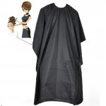 Large Salon Adult Waterproof Hair Cutting Hairdressing Cloth Barbers Hairdresser Cape Gown Wrap Black Hairdresser Cape Gown Wrap
