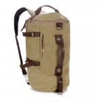Large capacity man travel bag mountaineering backpack men bags canvas bucket shoulder bag 012