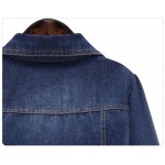 Large size 5XL 2016 Autumn Women Denim Jacket  Long Sleeve Short Denim Coat For Women Jeans Jacket Plus Size Outwear
