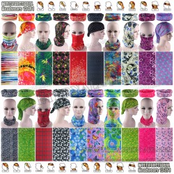 Latest Fashion Various Women Hypaethral Multifunctional Headband Balaclava Seamless Tubular Headwear Tube Scarf Cycling Bandana