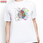 Left And Right Brain T Shirt Design Inspired By Geek T-shirt Style Cool Fashion Casual Novelty Funny Tshirt Men Women Tee