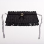 Lolita Neck Collar Gothic Punk Neck Ruff Lace Ribbon Charm Cosplay Props