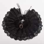 Lolita Neck Collar Gothic Punk Neck Ruff Lace Ribbon Charm Cosplay Props