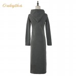 Long  paragraph sweater dress Add a velvet Dress High waisted long sleeved  Winter Dress 2162