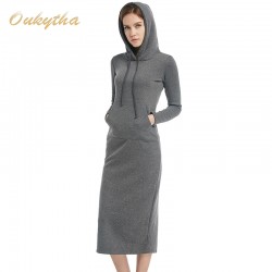 Long  paragraph sweater dress Add a velvet Dress High waisted long sleeved  Winter Dress 2162