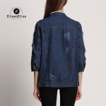 Luxury Denim Jacket Women Jacket Coats Runway 2017 Jeans Jacket Vintage Coat