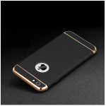 Luxury Gold Hard Case For iphone 7 6 6S 5 5S SE Back Cover Coverage Removable 3 in 1 Fundas Case For iphone 6 6s Plus 7 Plus Bag