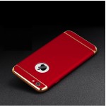 Luxury Gold Hard Case For iphone 7 6 6S 5 5S SE Back Cover Coverage Removable 3 in 1 Fundas Case For iphone 6 6s Plus 7 Plus Bag