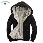 M-5XL,2015 winter casual men hoodies  sweatshirt hooded jackets coat man hoodi warm plus thick fleece hoodies men's WY100