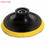M10 M14 Car Polisher Bonnet Backing Pad Dia. 80 100 125 150 180mm Angle Grinder Wheel Sander Paper Disc Car Polishing Pad Tools
