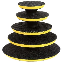 M10 M14 Car Polisher Bonnet Backing Pad Dia. 80 100 125 150 180mm Angle Grinder Wheel Sander Paper Disc Car Polishing Pad Tools