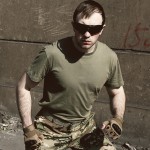 MEGE Summer Cotton T-shirt, Men Military Dry Camo Camp Tees, Camouflage Breathable Tactical  Army Trainning Combat T Shirt