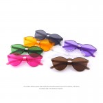 MERRY'S Fashion Women Cat Eye Shades Luxury Sun glasses Integrated Eyewear Candy Color UV400