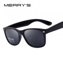 MERRY'S Men Polarized Sunglasses Classic Men Retro Rivet Shades Brand Designer Sun glasses UV400