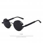 MERRY'S Vintage Women Steampunk Sunglasses Brand Design Round Sunglasses Oculos de sol UV400