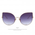 MERRY'S Women Cat Eye Sunglasses Classic Brand Designer Sunglasses Luxury Diamond Encrusted Lens S'8026